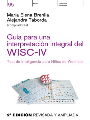 cover image of Guía para una interpretación integral del WISC- IV